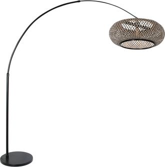 Steinhauer L&aacute;mpara De Pie - Sparkled Light - Negro - Bamb&uacute; - Steinhauer