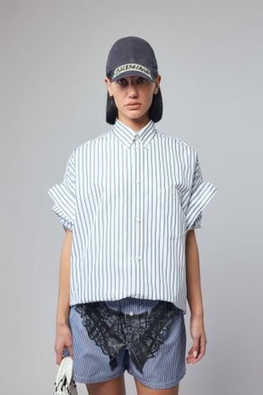 Balenciaga Tucked Sleeve Shirt