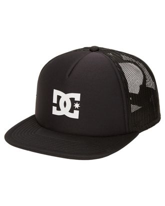 DC Trucker Cap DC SHOES Gas Station, Herren, schwarz, Kunstfaser, Caps Trucker Cap