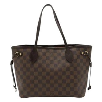 Louis Vuitton Pre-owned Tote Bags, female, Brown, Size: ONE SIZE Pre-owned Neverfull Damier 2way Tote Bag