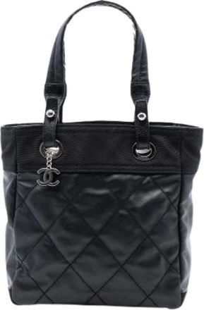 Chanel Pre-owned Tote Bags, female, Black, Size: ONE SIZE Pre-owned Vintage Tote Bag
