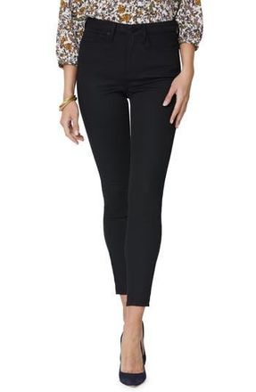 NYDJ Ami High Waist Ankle Stretch Skinny Jeans in Black Rinse at Nordstrom Rack, Size 16