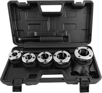 Trade Shop Trade Shop - Set Filiera Filiere Per Tubi Idraulici Completa 6 Pezzi 3/8 1/2 3/4 1 1-1/4