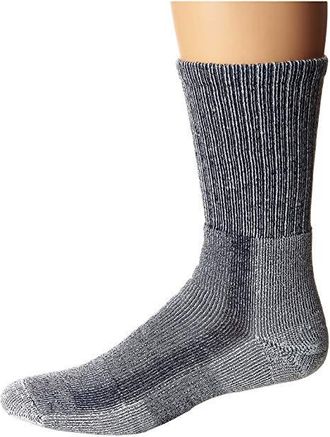 Thorlos Light Hiking Crew Single Pair Mens Crew Cut Socks Shoes Navy : LG (Mens Shoe 9-12.5), Nylon/Polyester/Spandex