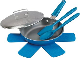 Masterpan Stovetop Oven Fry Pan & Skillet With Heat-In Steam-Out Lid