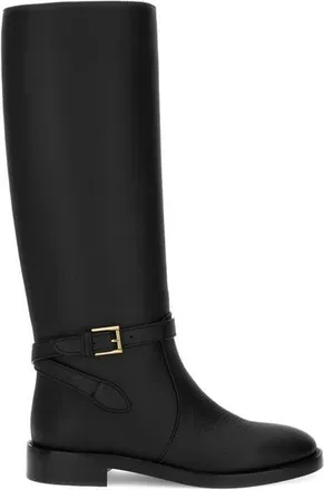 Gianvito Rossi Varenne Boot in Black Calf Leather at Nordstrom, Size 37.5