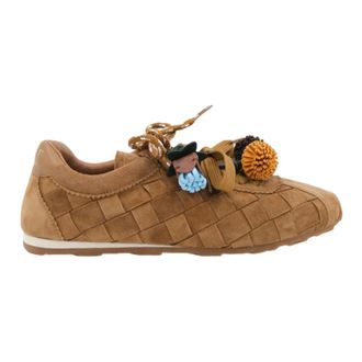 Toral Shoes Sneakers, female, Brown, Size: 12 US Erin Sneaker