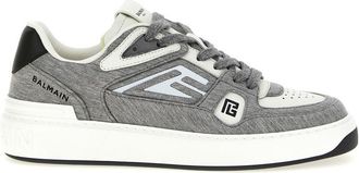 Balmain Grey B-Court Skate Sneakers