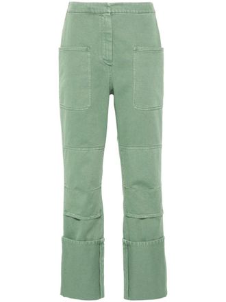 Max Mara Skinny katoenen broek - Groen
