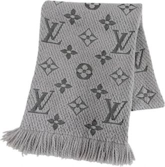 Louis Vuitton Pre-owned Stole - Dames - Vintage Accessoires - Grijs - ONE Size - Wol - Vintage