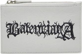 Balenciaga Pre-owned Wallets, female, White, Size: ONE SIZE Pre-owned Card Case