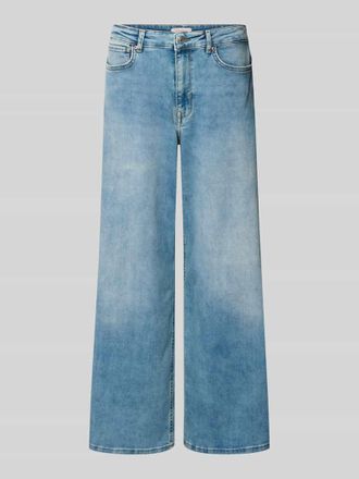 Only Wide Fit Jeans aus Baumwoll-Mix Modell MADISON in Hellblau, Größe 25/32