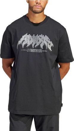 adidas Flames Concert T-Shirt Asia Sizing Black IS0204