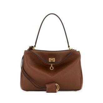Balenciaga Carmel Leather Small Rodeo Handbag New Tan T Domesticated Calf Le Borse A Mano