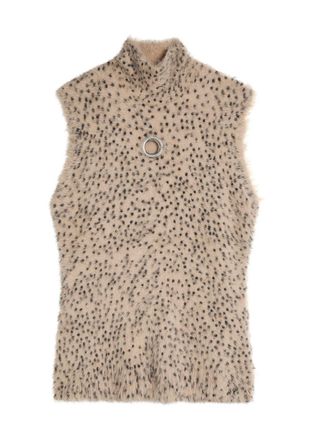 Paco Rabanne Polka dot Brushed Knit top - Gold - XS (UK6 / XS)