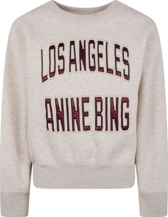Anine Bing Harry Shrunken Sweatshirt La