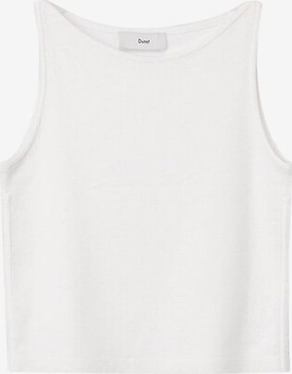 Dunst Top mit Rundhalsausschnitt aus Rippjersey