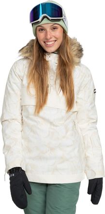 Roxy Snowboardjacke ROXY Shelter, Damen, Gr. XL, beige (egret glow), Obermaterial:100% Microfaser;, Jacken Snowboardjacke