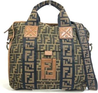 Fendi Pre-owned Leather fendi-bags - Dames - Vintage Handtas - Bruin - ONE Size - Vintage
