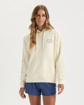 Salt Life Crab Bay Hoodie in Ivory at Nordstrom, Size Medium