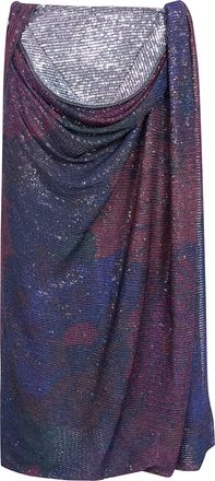 Maison Margiela Skirt Draped Maxi Sequins Draped Maxi Skirt