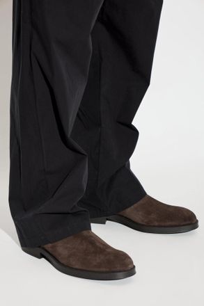 Tod's Suede Ankle Boots, Mens, Brown