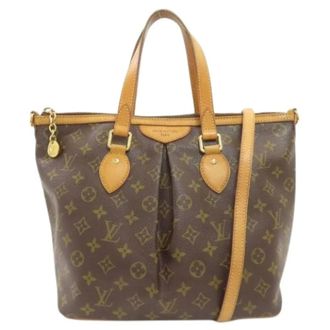 Louis Vuitton Pre-owned Handbags, female, Brown, Size: ONE SIZE Pre-owned Palermo PM Tote Bag