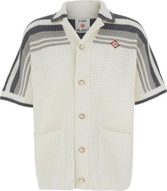 Casablanca Hombre, Camisas, Blanco, Talla: XL