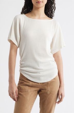 Free People Lucy Off-the-Shoulder T-Shirt in Sugar Swizzle at Nordstrom, Size X-Small