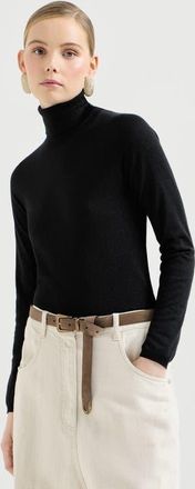 Brunello Cucinelli Cashmere and silk Sparkling sweater in Black at Nordstrom, Size Xx-Large Eu