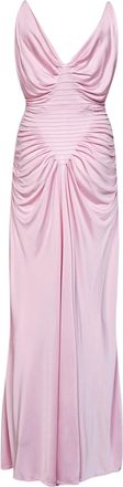 Versace Womens Evening Dress Pastel Pink Viscose