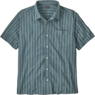 Patagonia A/C Shirt Hemd f&uuml;r Herren | grau/t&uuml;rkis