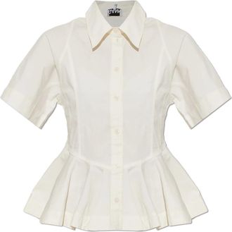 Ganni Donna, Camicette, Beige, S, new