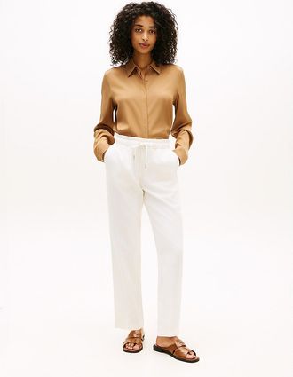 Tommy Hilfiger Womens Lightweight Jogger - White - XXL