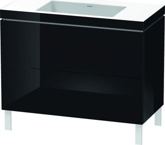 Duravit Lavabo Para Muebles Duravit L-cube C-bonded Con Base Sobre El