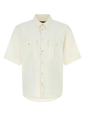 Dsquared2 White Linen Shirt