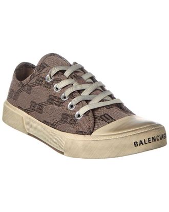 Balenciaga Paris Low Bb Monogram Canvas Sneaker