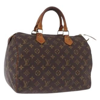 Louis Vuitton Pre-owned Speedy 30 Hand Bag - Dames - Pre-owned - Bruin - Maat: ONE Size Leer