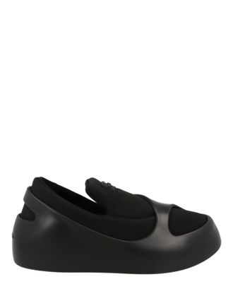 Ferragamo Lunar Paneled Slip-On Sneakers