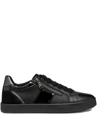 Geox zip-detail sneakers - Black