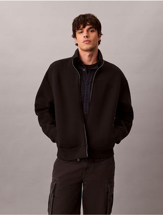 Calvin Klein Mens Cooling Spacer Zip Jacket - Black - 2XL