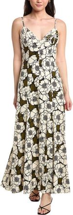 Hutch Baldwin Linen-Blend Dress