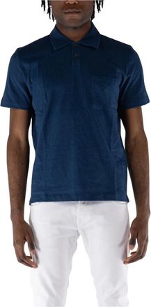 Universal Works Heren, Tops, Blauw, Maat: XL Katoen