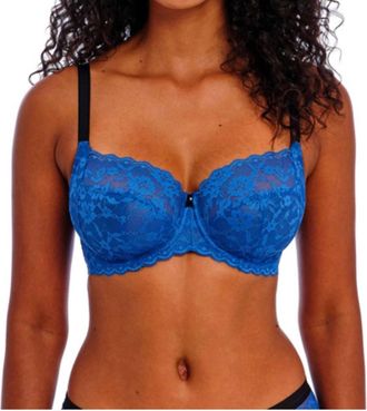 Freya Offbeat Side Support Bra In Dazzling Blue