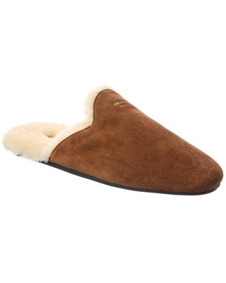 Prada Logo Suede Mule