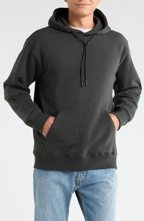 Roark Bolo Fleece Hoodie in Onyx at Nordstrom, Size Xx-Large
