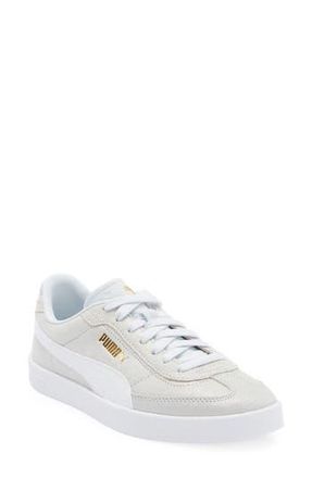 Puma Club II Era Luminous Sneaker in Silver Mist/Puma White/Gold at Nordstrom Rack, Size 7.5