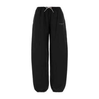 Alexander Wang Alexander Wang, Sweatpants, female, Black, Size: L Tech Jersey Joggers