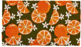 Tag Oranges Coir Mat Rectangle Indoor Outdoor Welcome Mat in Multicolored at Nordstrom, Size Medium