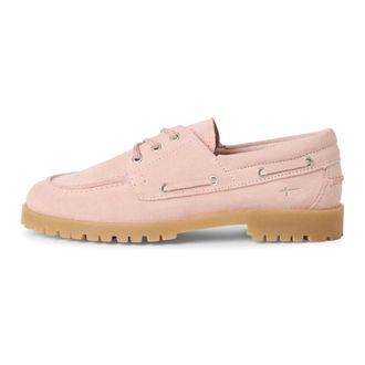 Tamaris Leather Moccasin - female - Tamaris - Boat Shoes - Pink - 6 UK - Shoes
